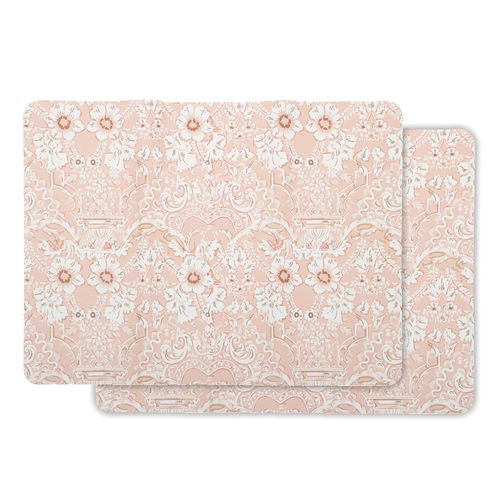 Set de dos tapetes antideslizantes de poliuretano para escurrir platos 30x51 cm