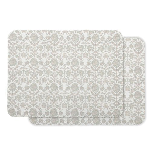 Set de dos tapetes surtidos antideslizantes de poliuretano para escurrir platos 30x51 cm