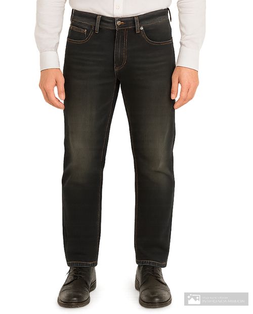 Jeans classic fit Oscar de la Renta azul denim para hombre