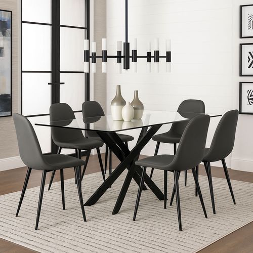 Comedor 6 personas rectangular Lena