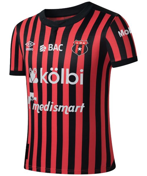 Camiseta deportiva local LDA bicolor rayada 2025-2026 para hombre