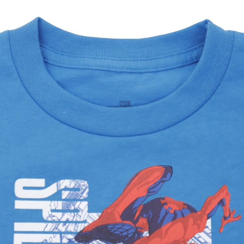 104949417-Camiseta-azul-con-estampado-de-Spider-Man-para-niño