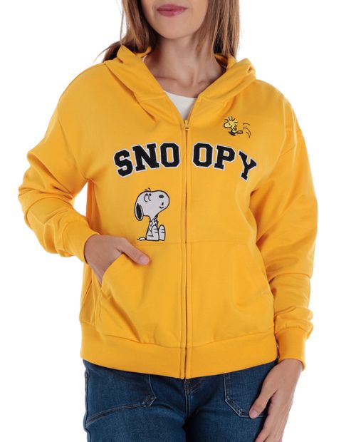 Suéter St. Jacks hooded bordado de snoopy para mujer