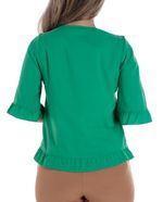 104970774-Blusa-Sabrina-formal-verde-manga-3-4-para-mujer