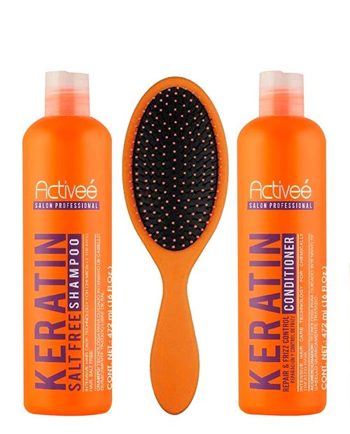 Set Shampoo y Acondicionador de Keratina