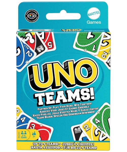 Uno teams juego de mesa