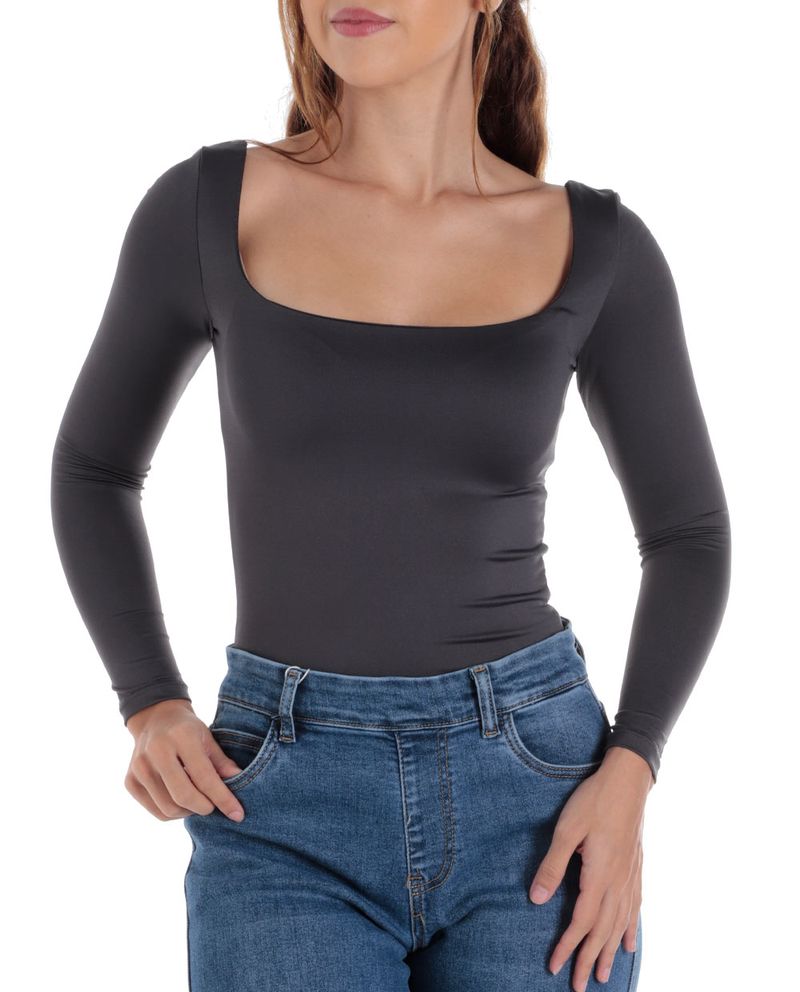 104888424-Blusa-Mine-bodysuit-gris-manga-larga-para-mujer