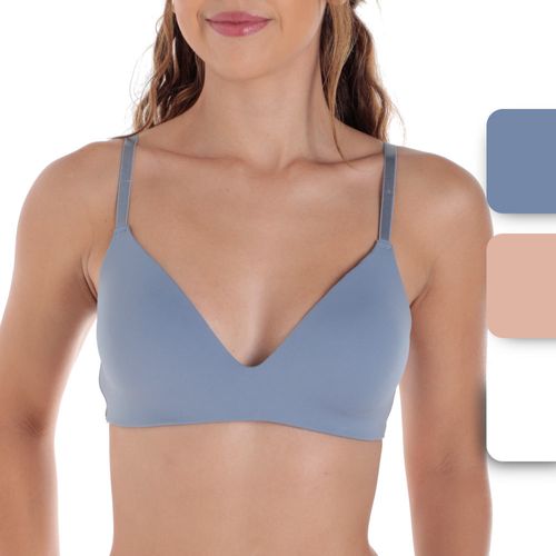 Set de 3 brassieres Rene Rofe sin aro para mujer