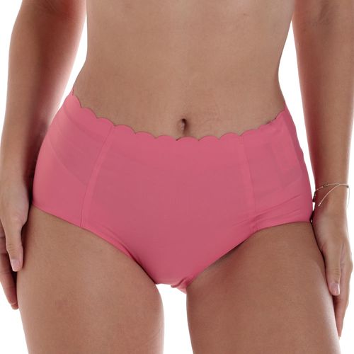 Hípster Accente rosado de cintura alta para mujer