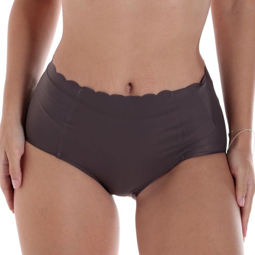 Hípster Accente gris de cintura alta para mujer