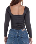 104888424-Blusa-Mine-bodysuit-gris-manga-larga-para-mujer