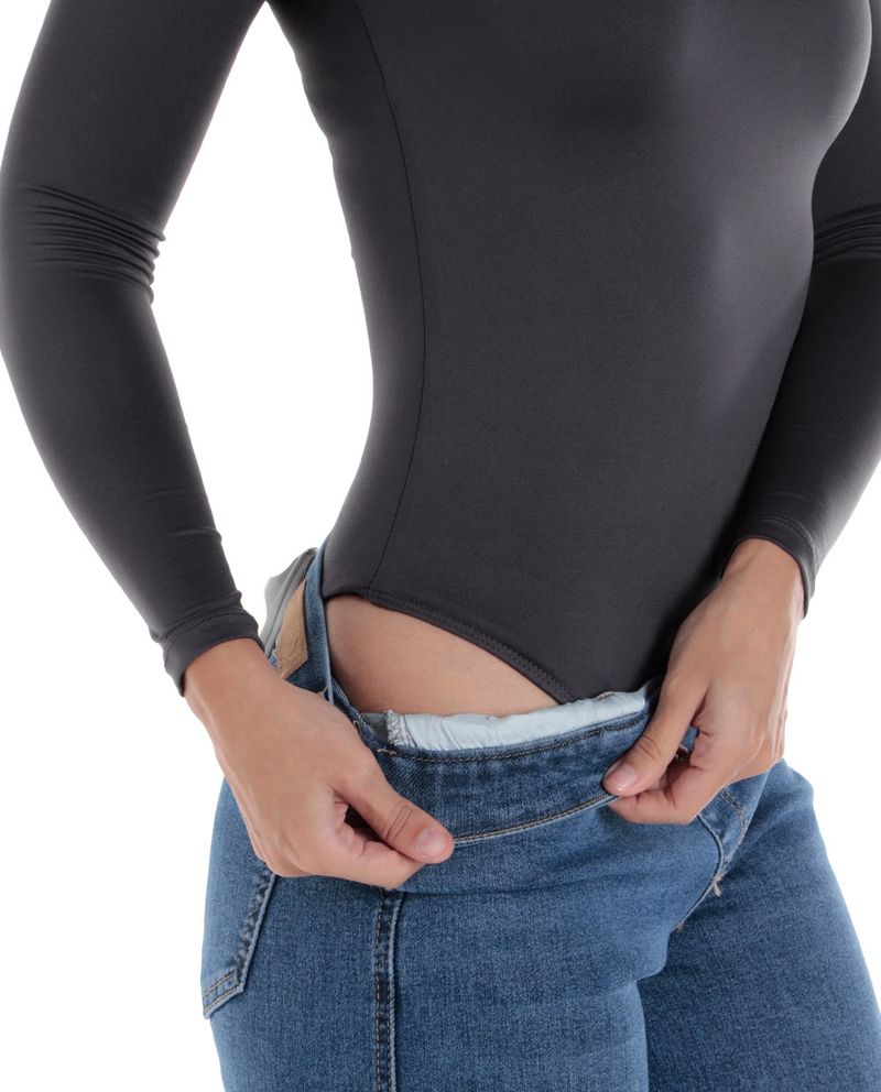 104888424-Blusa-Mine-bodysuit-gris-manga-larga-para-mujer