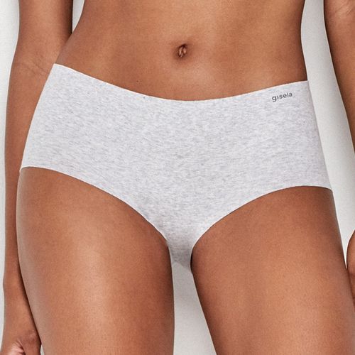 Boyshort Gisela gris de cintura media para mujer