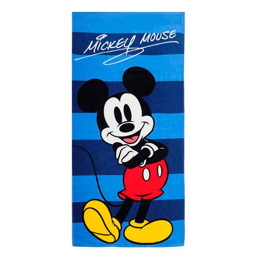 Toalla infantil Hilasal de algodón Mickey blue