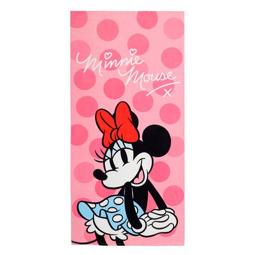 Toalla infantil Hilasal de algodón Minnie pink classic