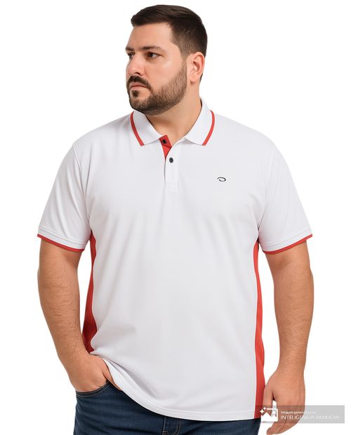 Camisa polo Oscar de la Renta classic fit blanca sólida para hombre