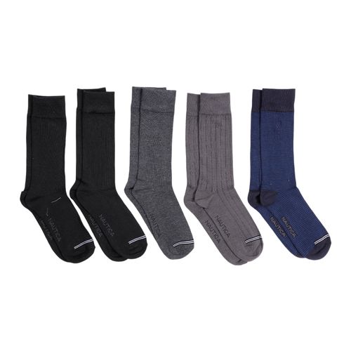 Pack de 5 pares de calcetines crew Nautica multicolor para hombre