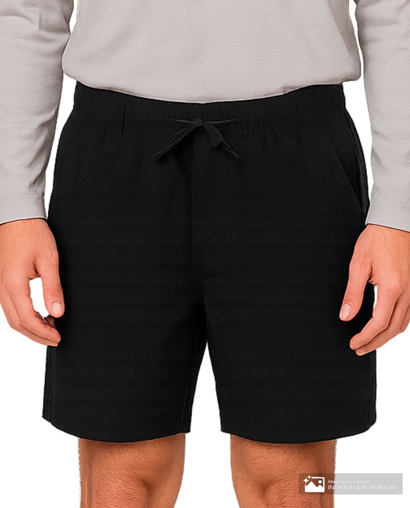 104920275-Short-jogger-Denim-and-Flower-negro-solido-para-hombre