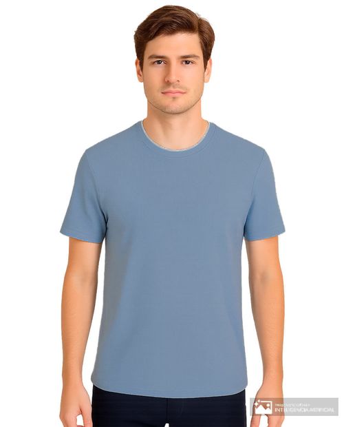 Camiseta Denim & Flower azul heather para hombre