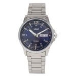 104921284-Reloj-Q-Q-analogo-de-metal-con-esfera-azul-para-hombre
