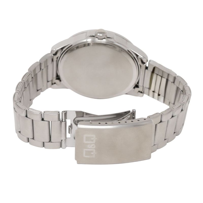 104921284-Reloj-Q-Q-analogo-de-metal-con-esfera-azul-para-hombre