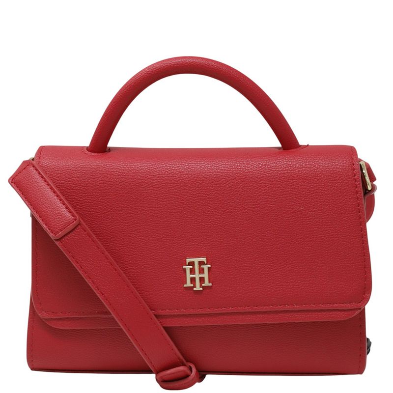 Cartera crossbody Tommy Hilfiger color rojo para mujer