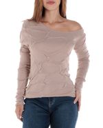 104785489-Blusa-Orange-casual-beige-manga-larga-para-mujer