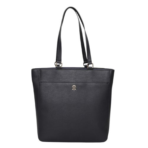 Cartera tote Tommy Hilfiger color negro para mujer