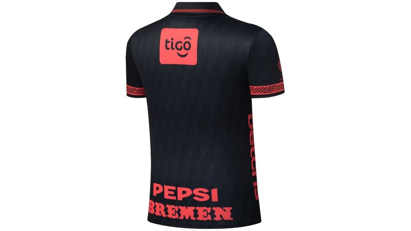 Camiseta tercera equipación Municipal negra estampada 2025-2026