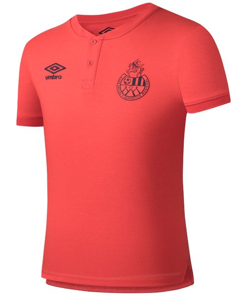 Camisa henley Municipal roja estampada 2025-2026 para hombre