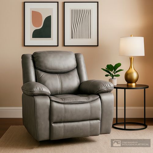 Sillón individual reclinable con mecedora Orleans