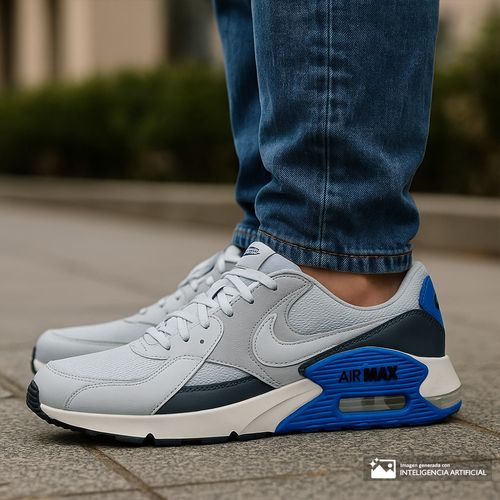 Zapato Nike Air Max Excee deportivo casual gris para hombre