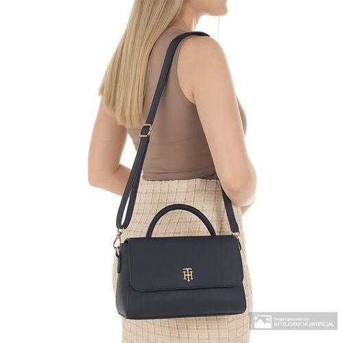 Cartera crossbody Tommy Hilfiger color azul para mujer