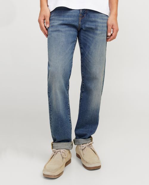 Jeans Jack & Jones straight fit azul denim lavado para hombre