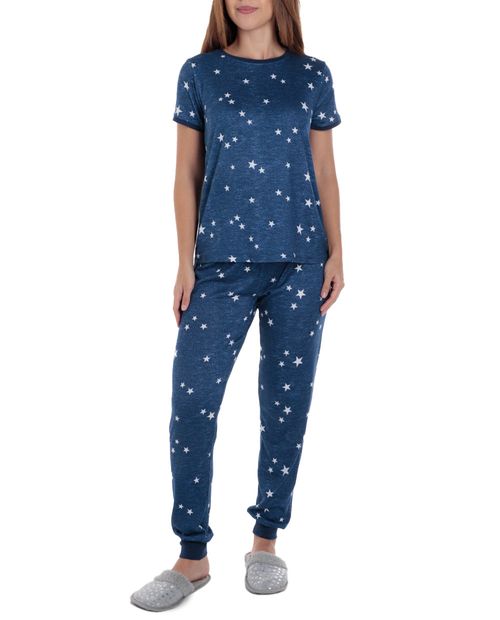 Pijama con pantalón Rene Rofe estampada para mujer
