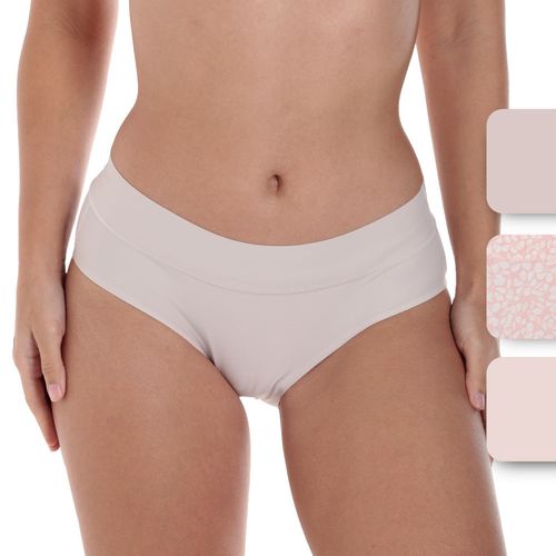 Set de 3 panties Rene Rofe de cintura media para mujer
