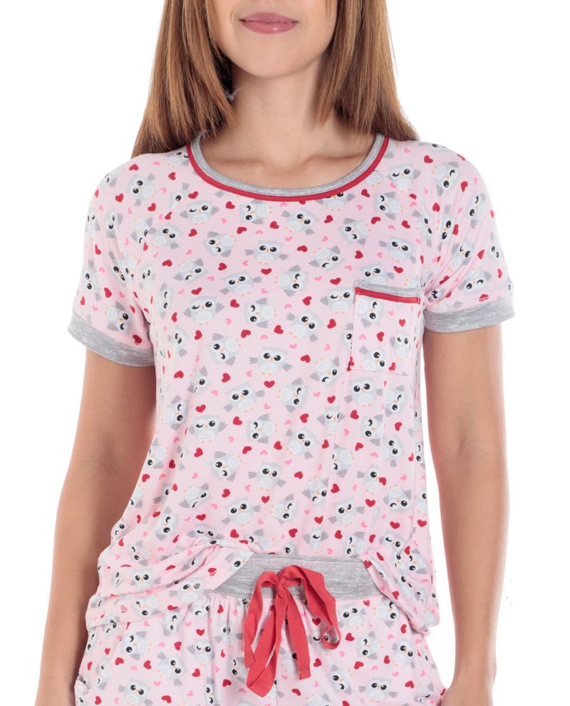 104903258-Pijama-con-short-Rene-Rofe-estampada-para-mujer