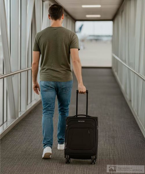 Maleta Samsonite spinner pequeña color negro