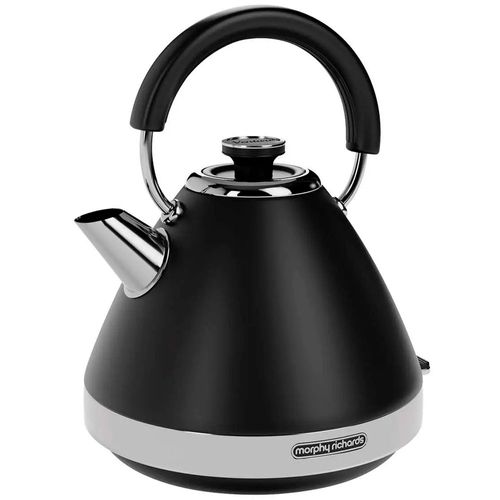 Hervidor eléctrico piramidal Morphy Richards digital negro 1.5L MUC-KVL5B