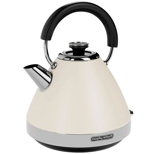 Hervidor eléctrico piramidal Morphy Richards digital crema 1.5L MUC-KVL5C