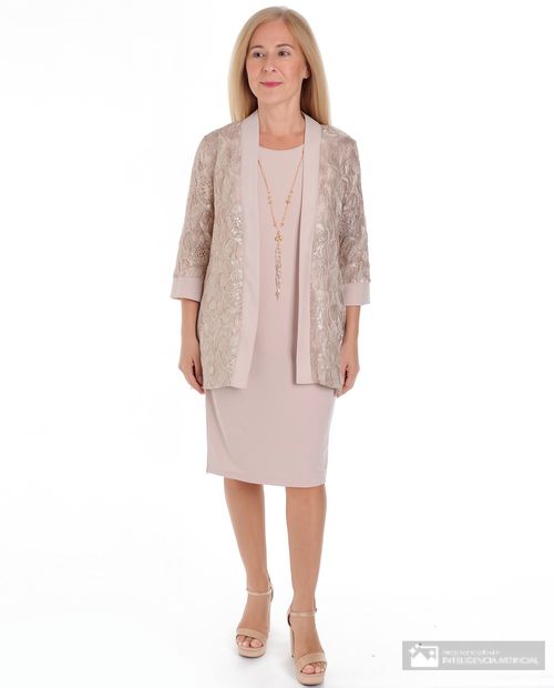 Vestido R&M Richards formal sin mangas para mujer
