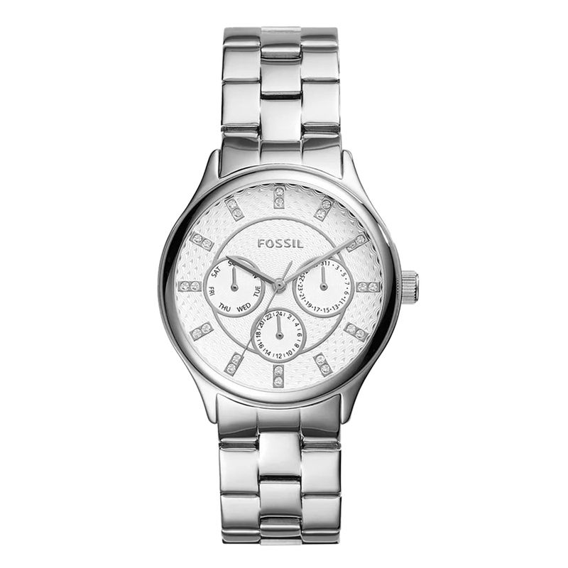 104985872-Reloj-Fossil-analogo-cronografo-de-acero-inoxidable-plateado-para-mujer