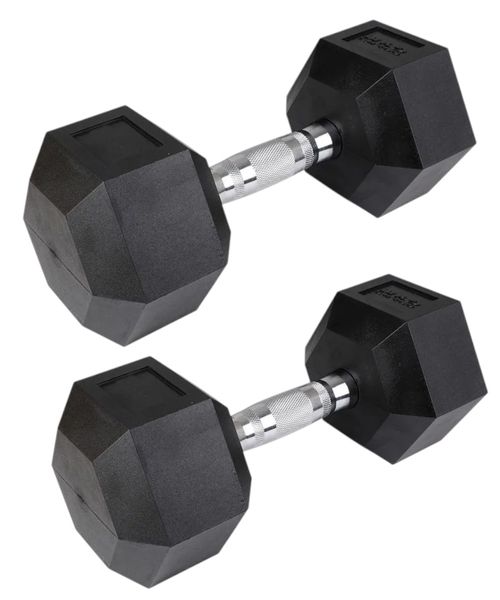 Set de mancuernas hexagonales 20 lb skelcore
