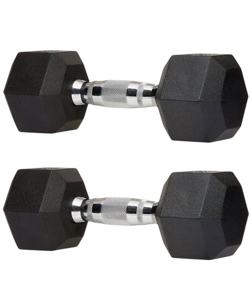 Set de mancuernas hexagonales 15 lb skelcore