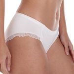 104925895-Panti Accente blanco de cintura media para mujer