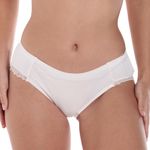 104925896-Panti Accente blanco de cintura media para mujer