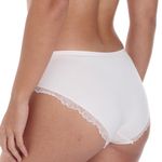104925896-Panti Accente blanco de cintura media para mujer