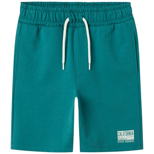 Short verde sólido para niño