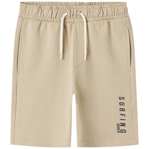 Short beige sólido para niño