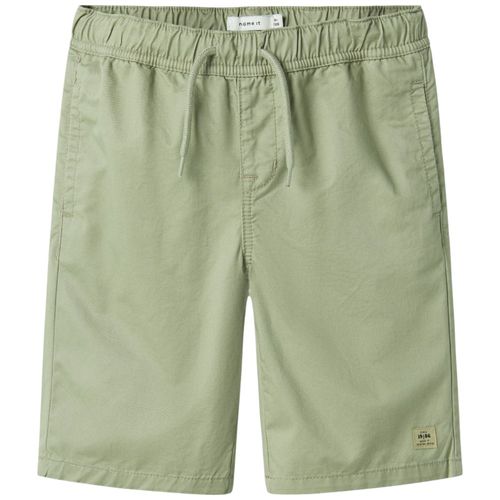 Short verde sólido para niño